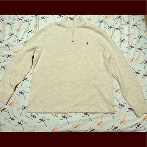 Beige Ralph Lauren polo sweater size large